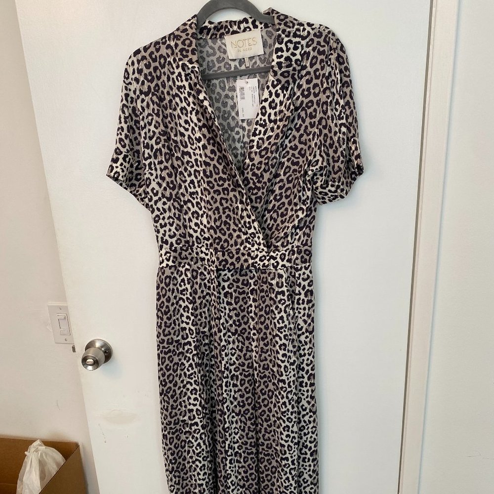 Cheeta print jumpsuit! Size S